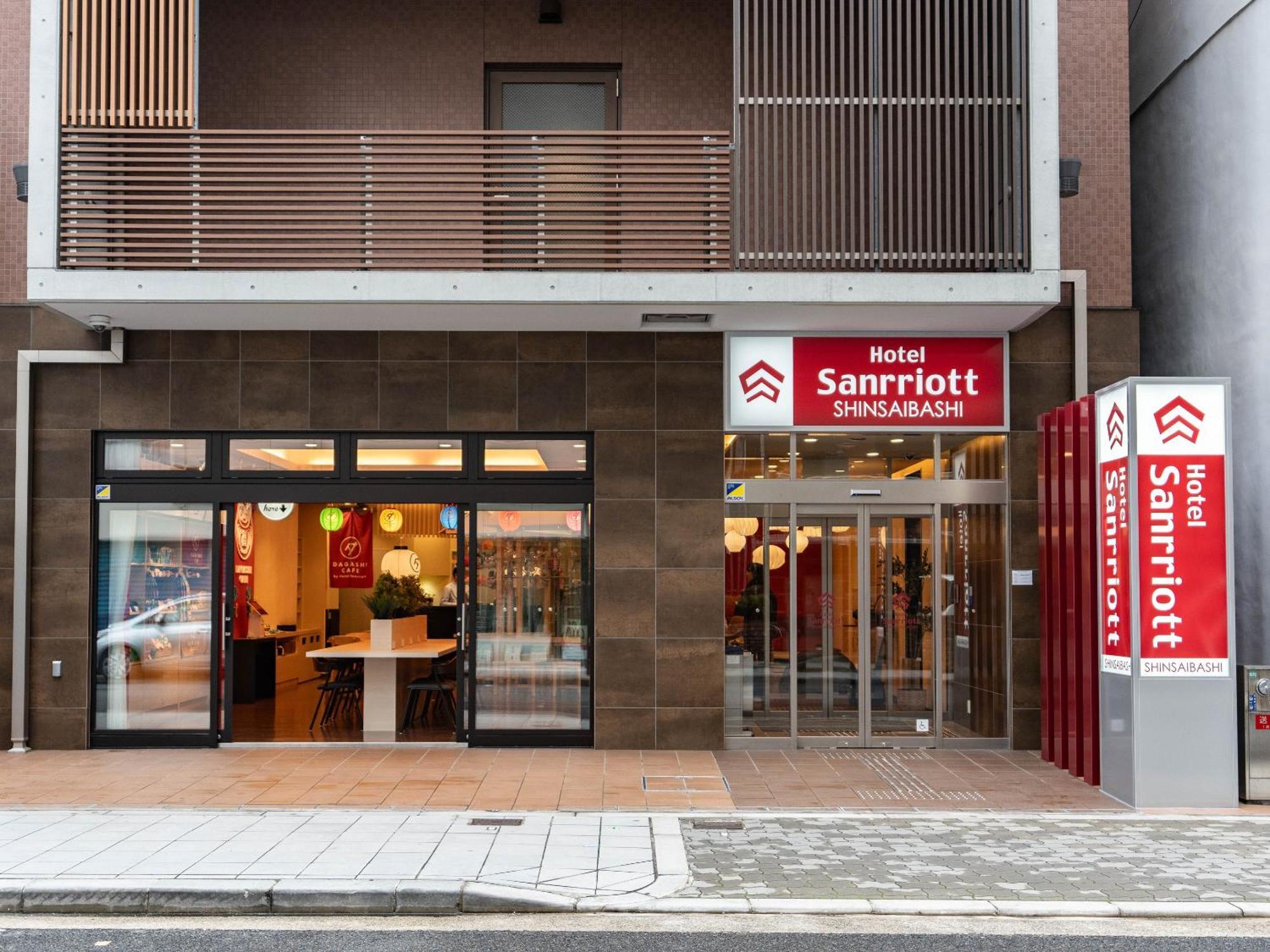 אוסקה Hotel Sanrriott Shinsaibashi מראה חיצוני תמונה